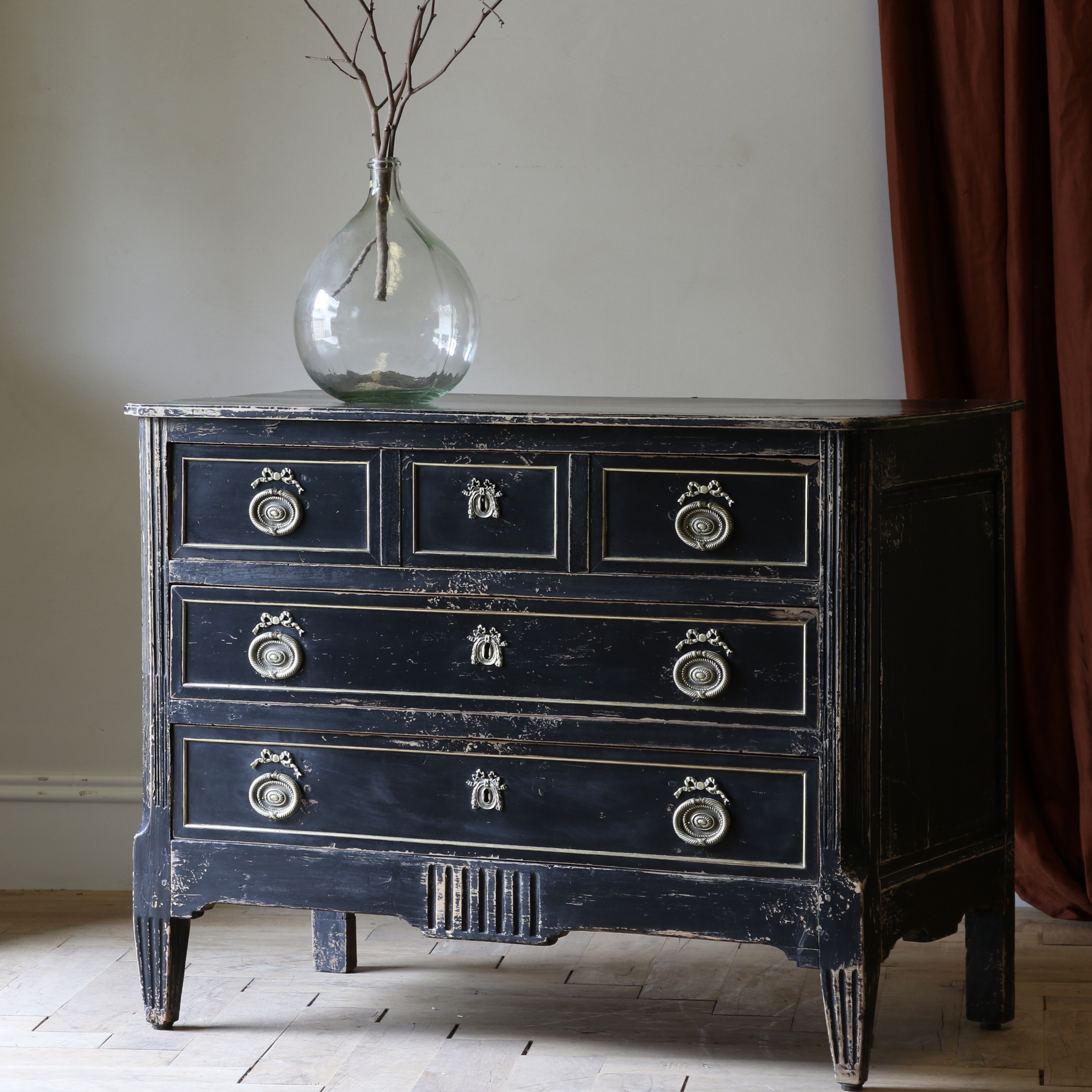 Ebonised Louis XV Period Commode